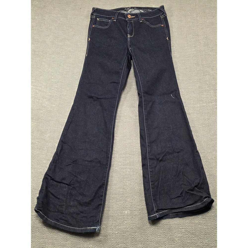 Ariat Denim Womens Perfect Rise Flare Jeans Dark Wash Size 28S‎